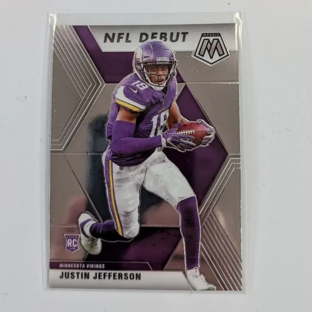 2020 Panini Mosaic Justin Jefferson #270 Rookie RC NFL Debut Minnesota Vikings